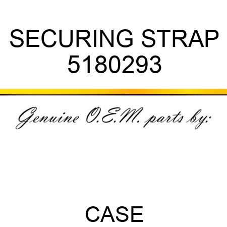 SECURING STRAP 5180293