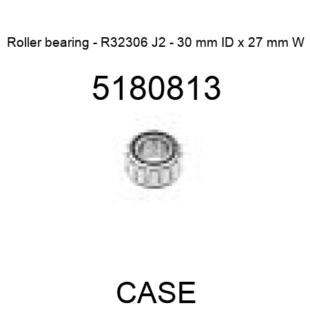 Roller bearing - R32306 J2 - 30 mm ID x 27 mm W 5180813