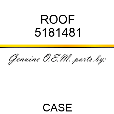 ROOF 5181481