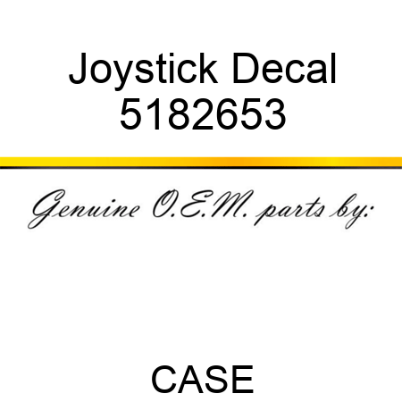 Joystick Decal 5182653