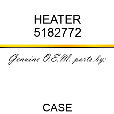 HEATER 5182772
