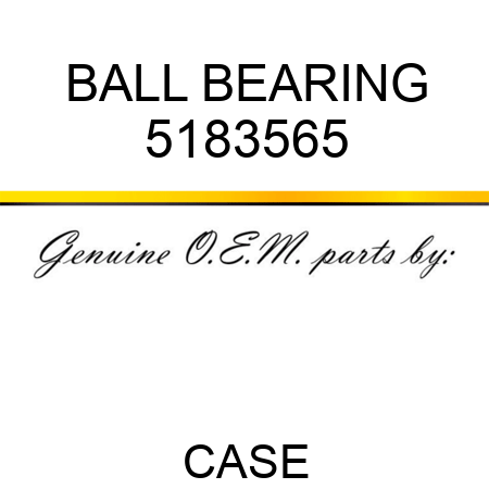 BALL BEARING 5183565