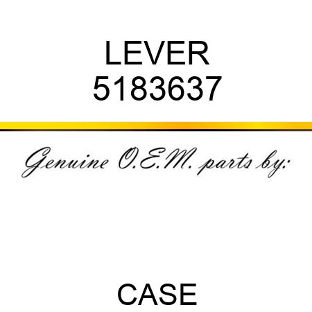 LEVER 5183637