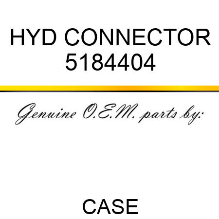 HYD CONNECTOR 5184404