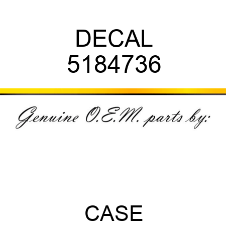 DECAL 5184736
