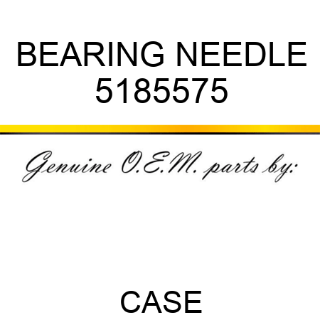 BEARING, NEEDLE 5185575