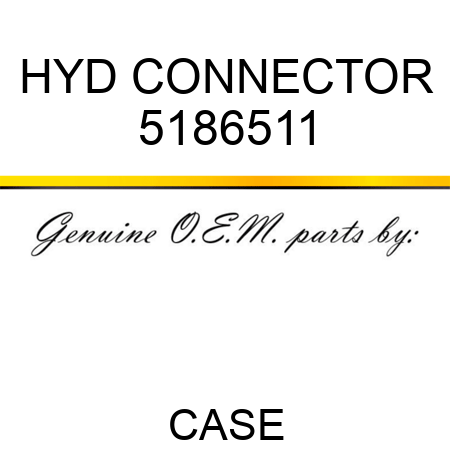 HYD CONNECTOR 5186511