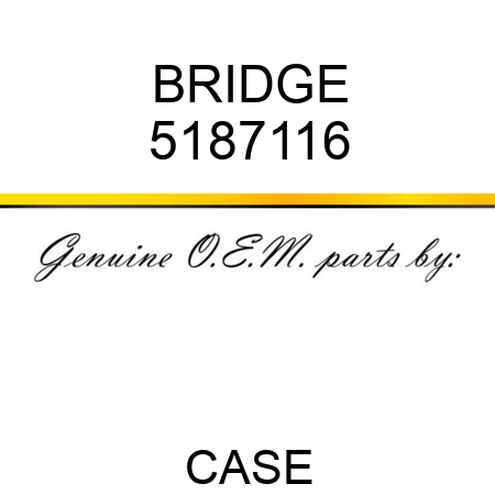 BRIDGE 5187116