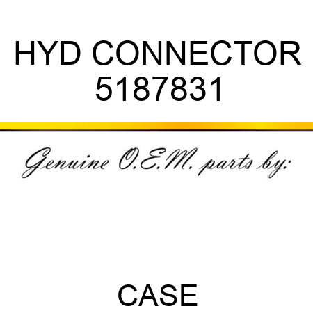 HYD CONNECTOR 5187831