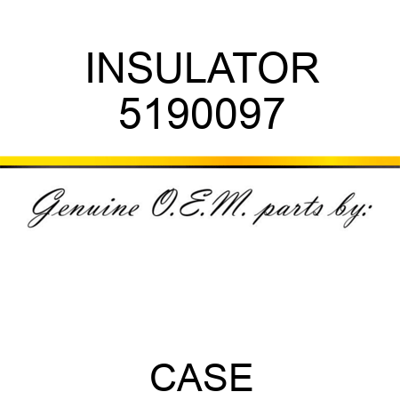 INSULATOR 5190097