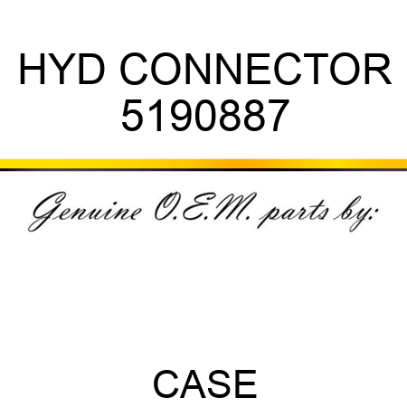 HYD CONNECTOR 5190887