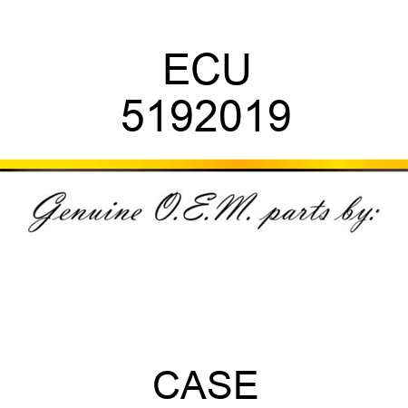ECU 5192019