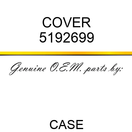 COVER 5192699