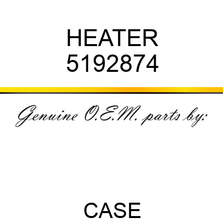 HEATER 5192874