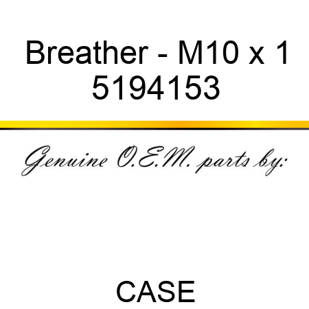 Breather - M10 x 1 5194153