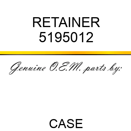 RETAINER 5195012