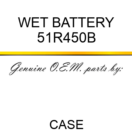 WET BATTERY 51R450B
