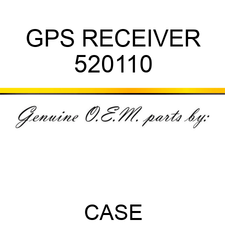 GPS RECEIVER 520110