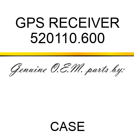 GPS RECEIVER 520110.600