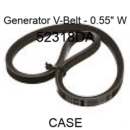 Generator V-Belt - 0.55" W 52318DA