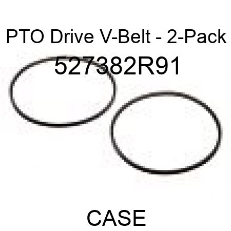 PTO Drive V-Belt - 2-Pack 527382R91