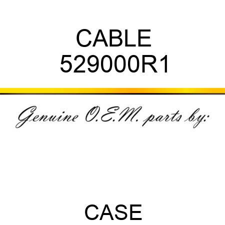 CABLE 529000R1