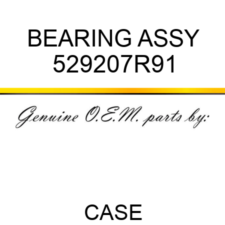 BEARING ASSY 529207R91