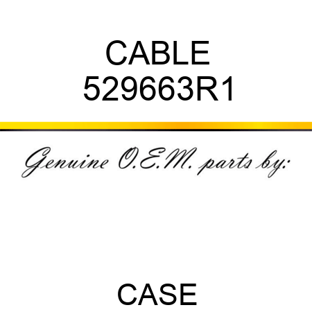 CABLE 529663R1