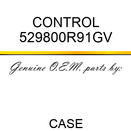 CONTROL 529800R91GV