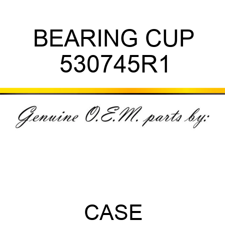 BEARING, CUP 530745R1