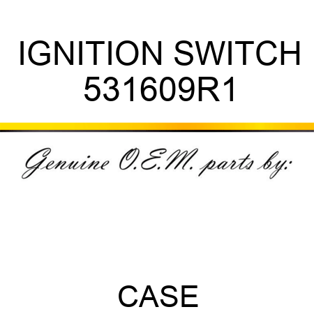 IGNITION SWITCH 531609R1