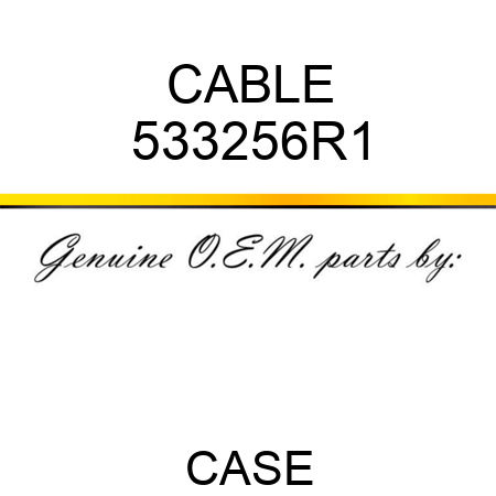 CABLE 533256R1