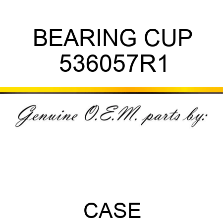 BEARING, CUP 536057R1