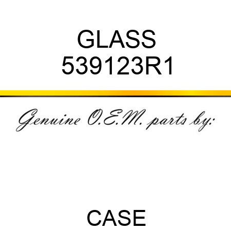 GLASS 539123R1