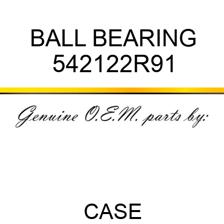 BALL BEARING 542122R91