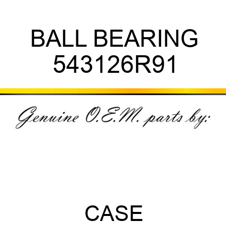 BALL BEARING 543126R91