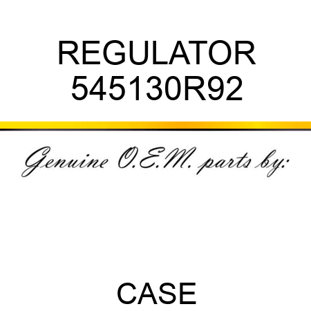 REGULATOR 545130R92