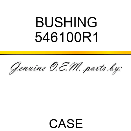BUSHING 546100R1