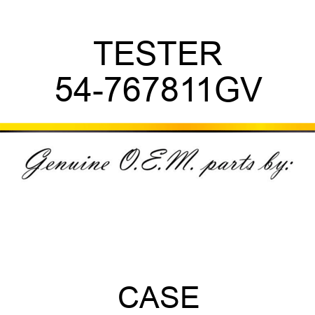 TESTER 54-767811GV