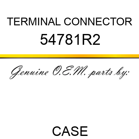 TERMINAL CONNECTOR 54781R2