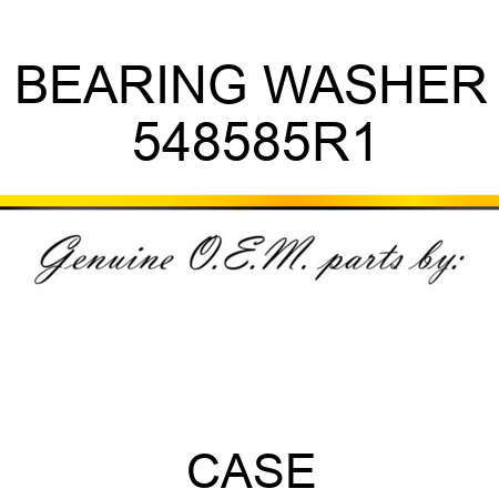 BEARING WASHER 548585R1