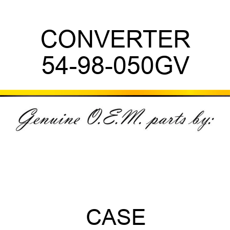 CONVERTER 54-98-050GV