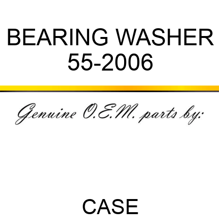 BEARING WASHER 55-2006