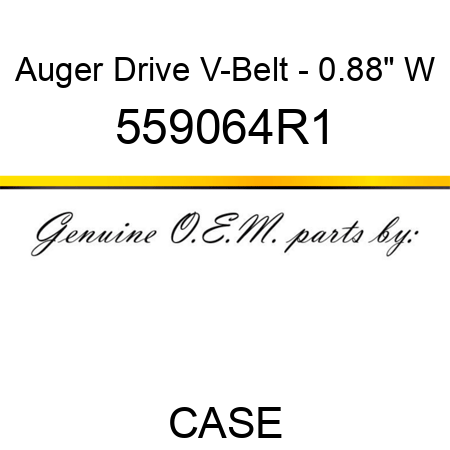 Auger Drive V-Belt - 0.88" W 559064R1