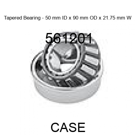 Tapered Bearing - 50 mm ID x 90 mm OD x 21.75 mm W 561201
