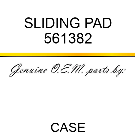 SLIDING PAD 561382
