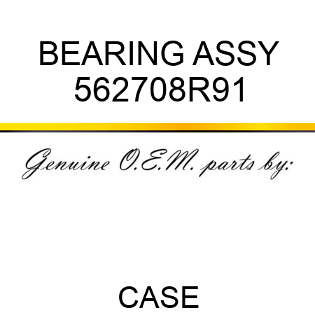 BEARING ASSY 562708R91
