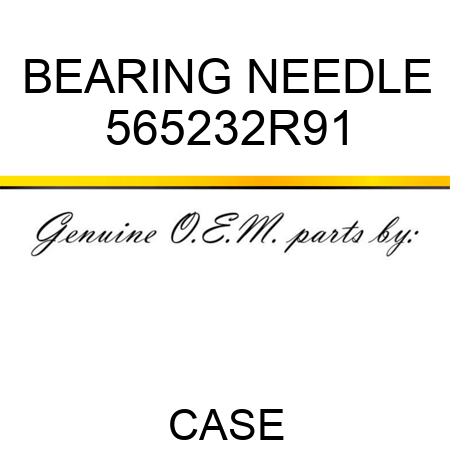 BEARING, NEEDLE 565232R91