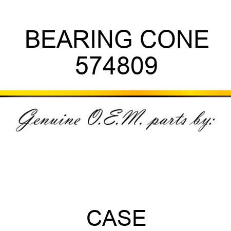 BEARING, CONE 574809