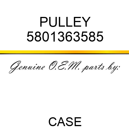 PULLEY 5801363585